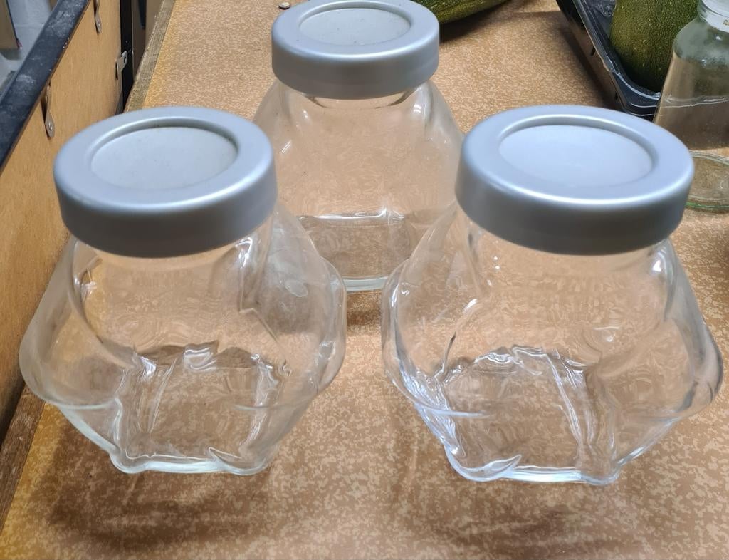 Ikea glazen voorraadbokalen, Maison & Meubles, Cuisine | Casseroles & Poêles, Enlèvement, Comme neuf, Verre