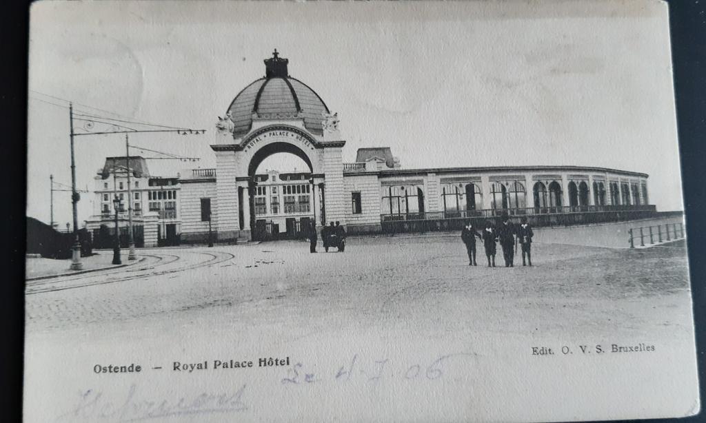 OSTENDE, galerie DIGUE ZEEDIJK, hôtel ROYALE PALACE, Envoi