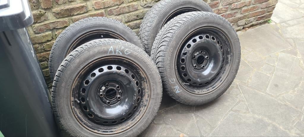 Jantes et pneus hiver Alfa Fiat, Enlèvement ou Envoi, Utilisé, Pneus hiver, Pneu(s)