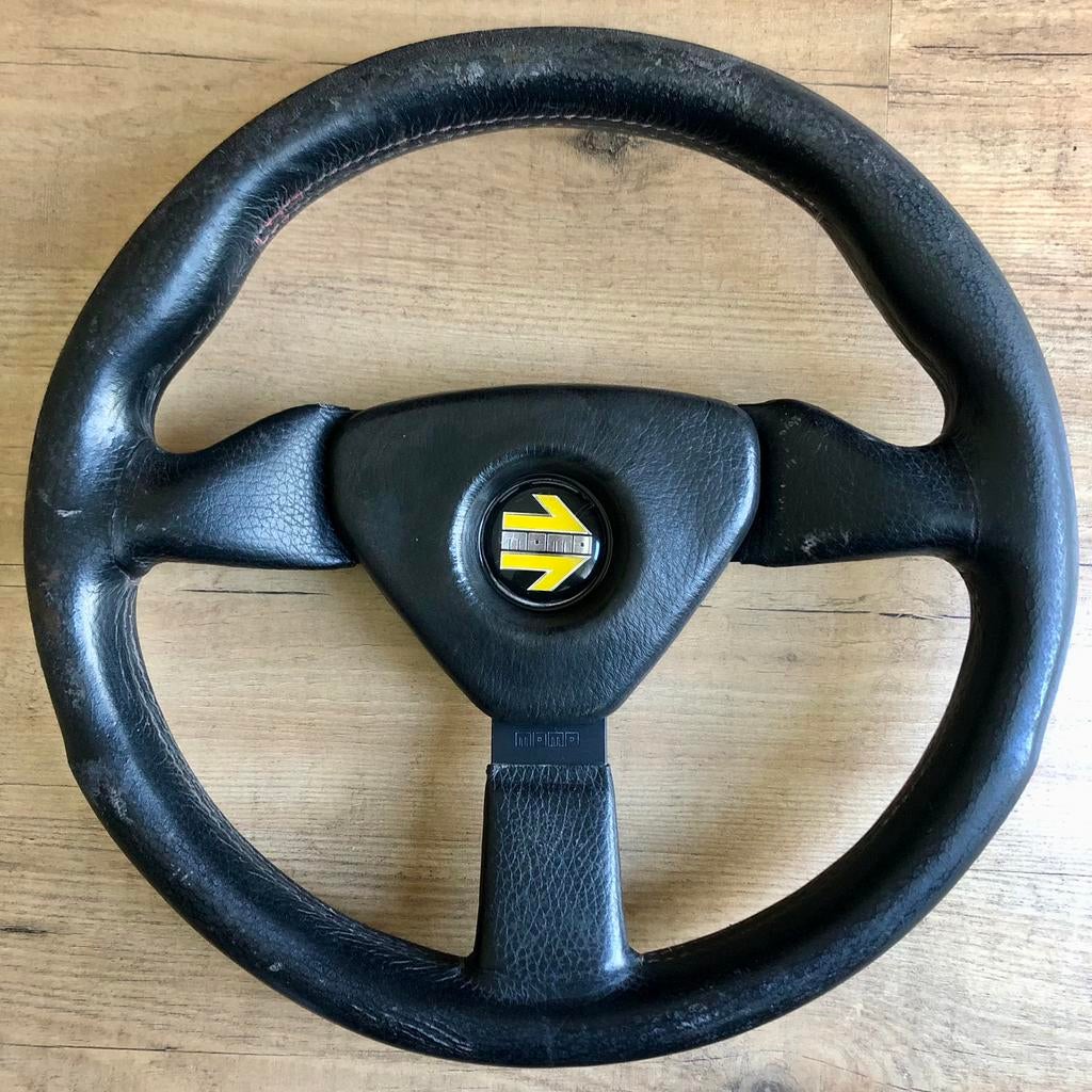 Momo V32 Leren Stuur VW Golf Jetta Scirocco Corrado MK1 MK2, Ophalen of Verzenden, Gebruikt, Overige automerken