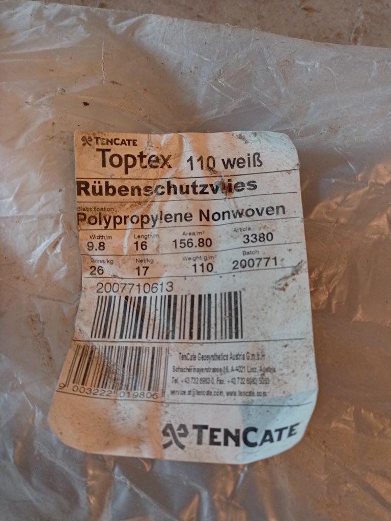 toptex doek voor bieten, Enlèvement, Cultures, Autres types