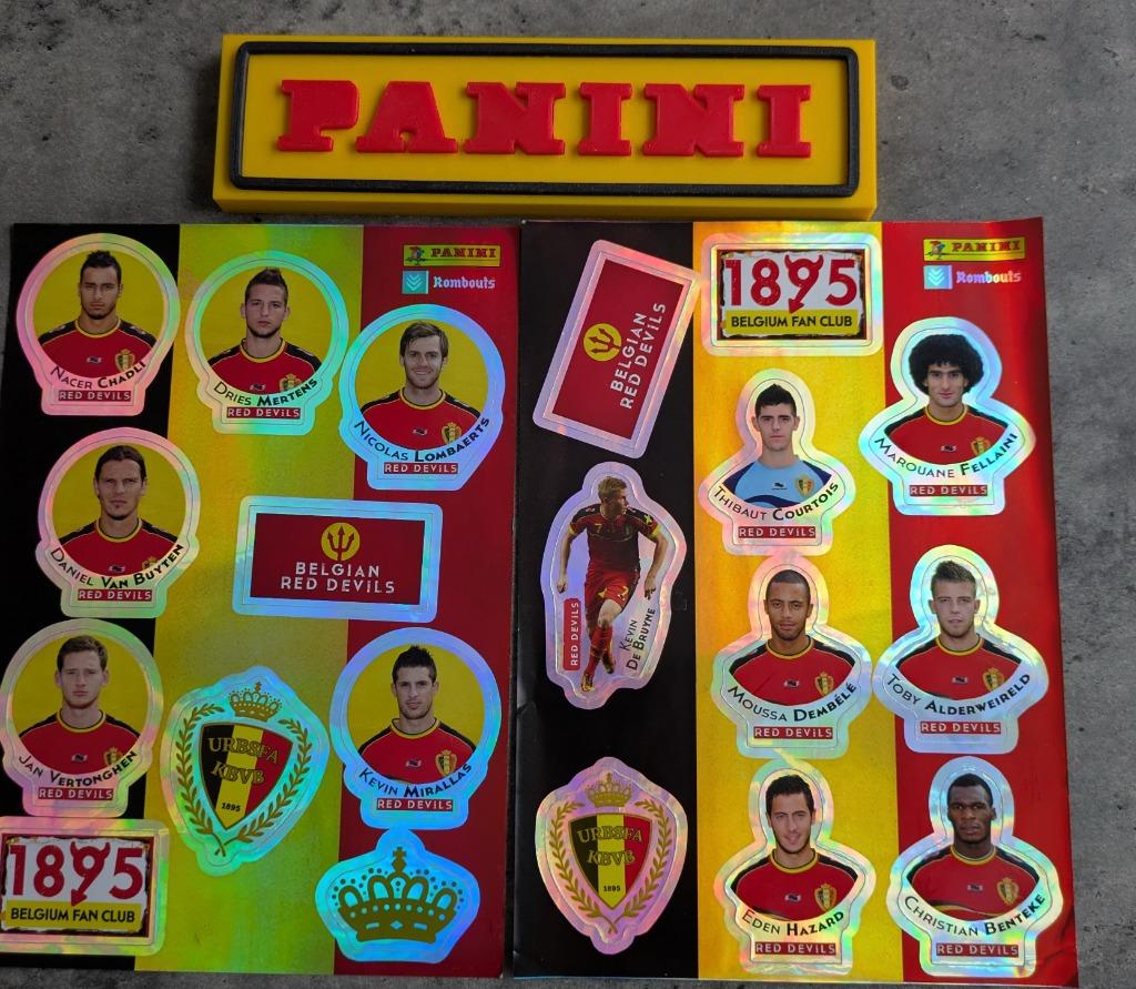 20 autocollants de foot PANINI Coupe du monde, Envoi, Neuf
