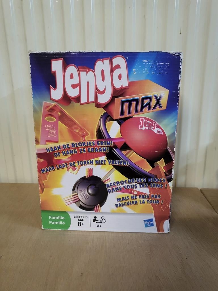 Jenga max, Hobby en Vrije tijd, Gezelschapsspellen | Overige, Ophalen of Verzenden, Gebruikt