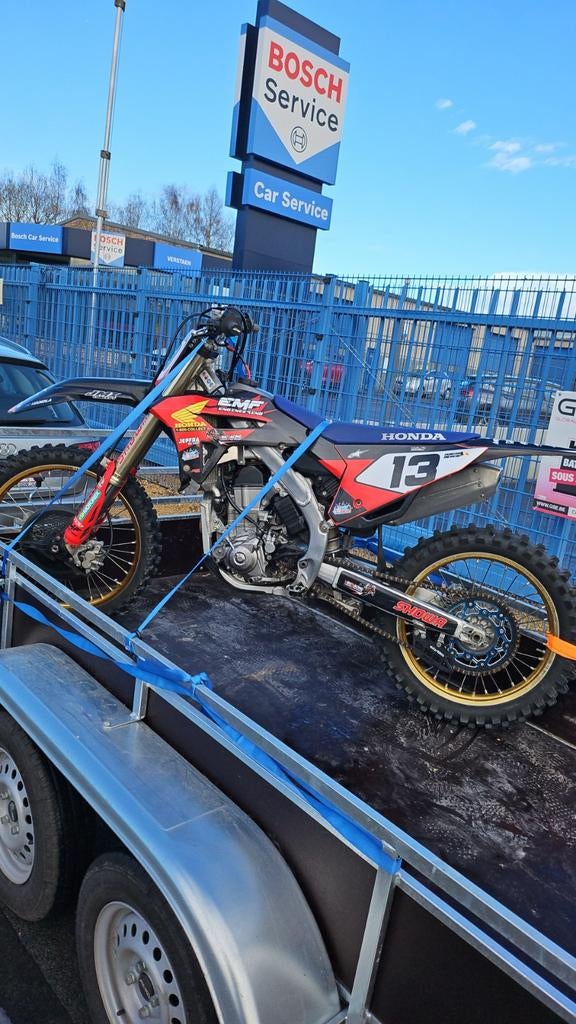 Honda CRF 450 50e motorfiets 60h zuiger 10hr geleverd met fi