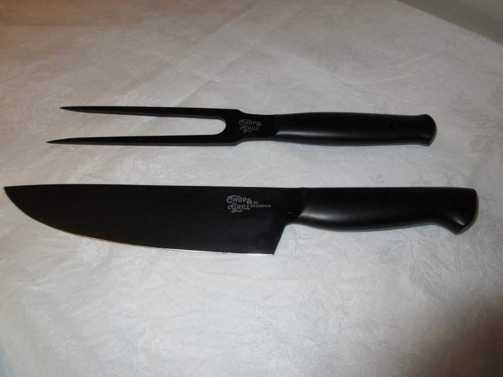Fourchette viande et couteau chef CHOP & GRILL by GREENPAN, Enlèvement