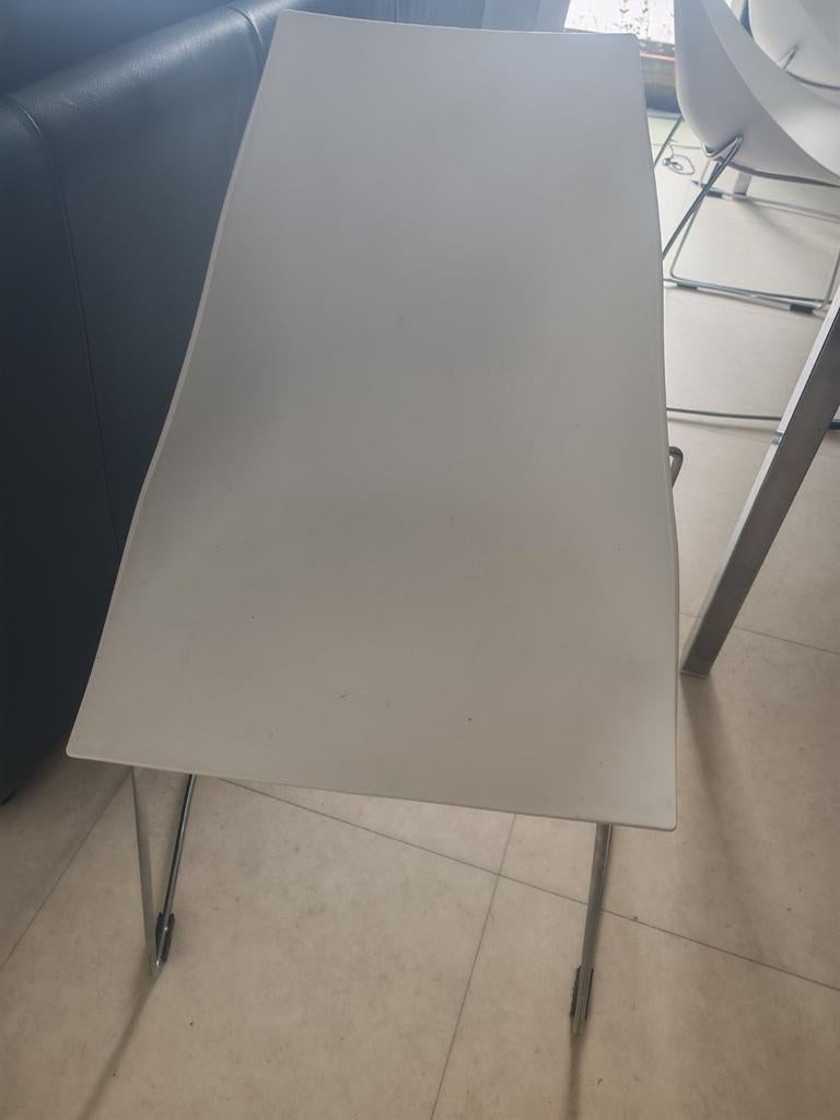 Table IKEA TORSBY 6/8 personne on verre avec 6 chaises, Enlèvement, Comme neuf, Verre