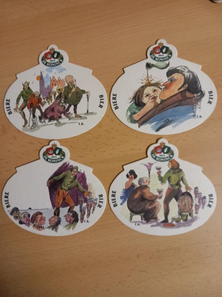 Bierviltjes De Koninck, bier- biere (37), Verzamelen, Ophalen of Verzenden, Zo goed als nieuw, De Koninck