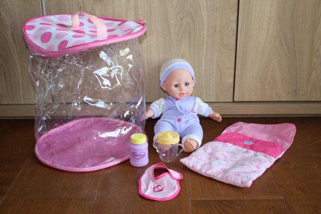 poppen oa Aimantine, winkeltrolley met kassa, poetskar, Ophalen of Verzenden, Gebruikt