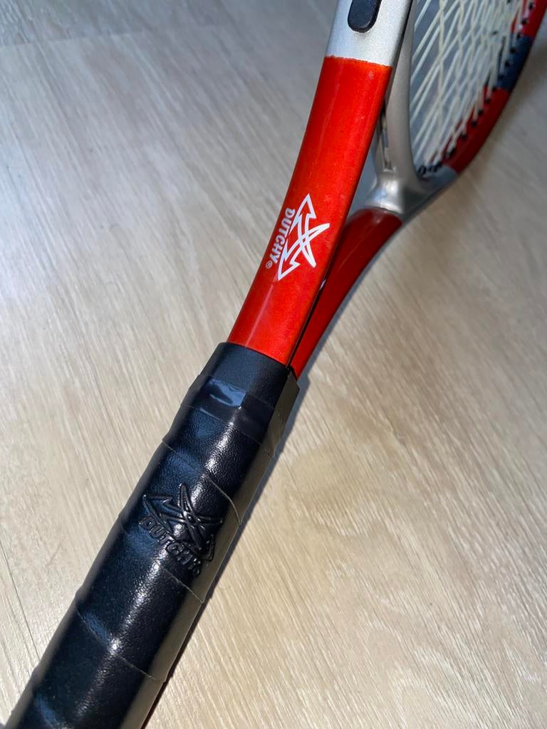 Raquette de tennis Dutchy, Sports & Fitness, Squash, Enlèvement ou Envoi, Utilisé, Raquette, Avec housse