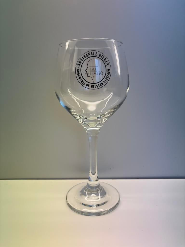 Brouwerij De Meester (Stasegem) – 3 bierglazen – nieuw, Ophalen of Verzenden, Nieuw, Bierglas