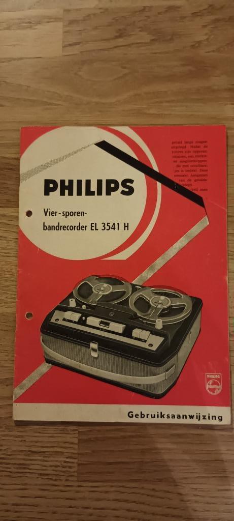 Philips bandrecorder EL3541H, Enlèvement ou Envoi, Pièce