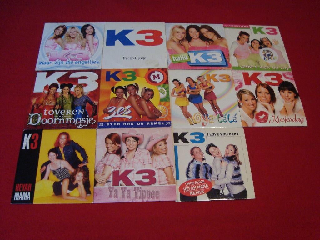 11 cd singles k3, Cd's en Dvd's, Cd Singles, 6 singles of meer, Ophalen of Verzenden, Kinderen en Jeugd