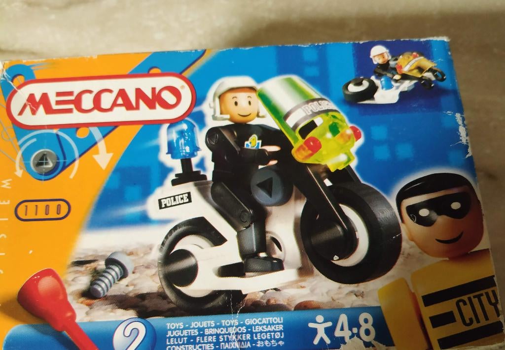 mecanno nr 1100 politie met moto, Enlèvement ou Envoi