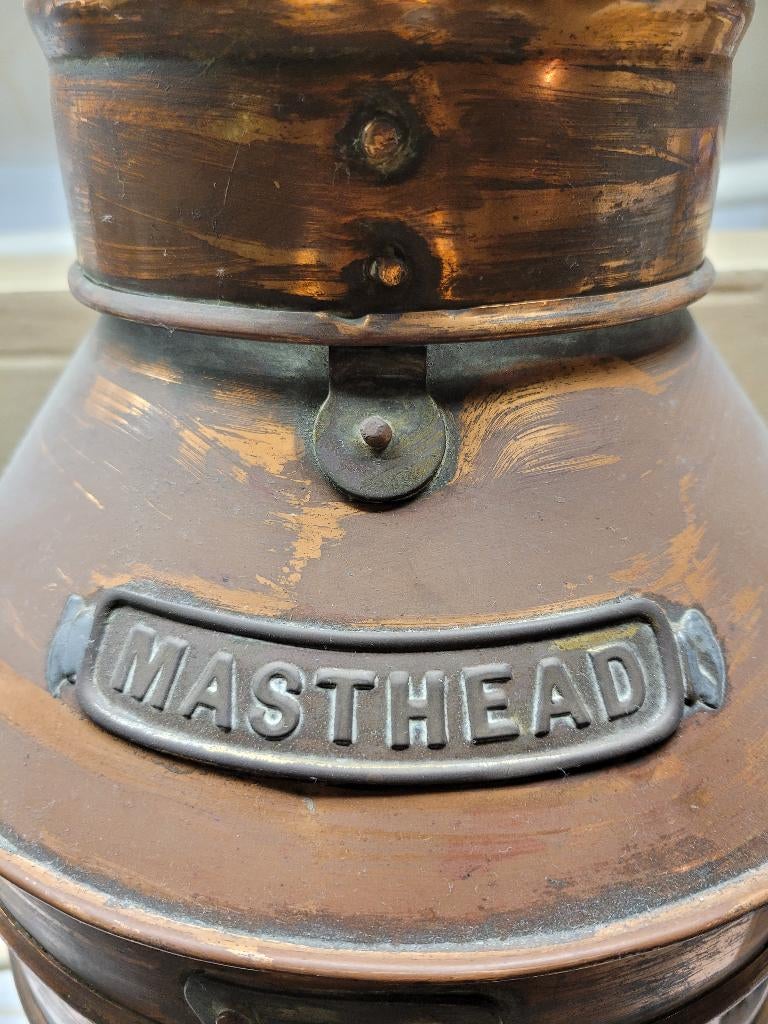 Antieke scheepslamp, Ophalen