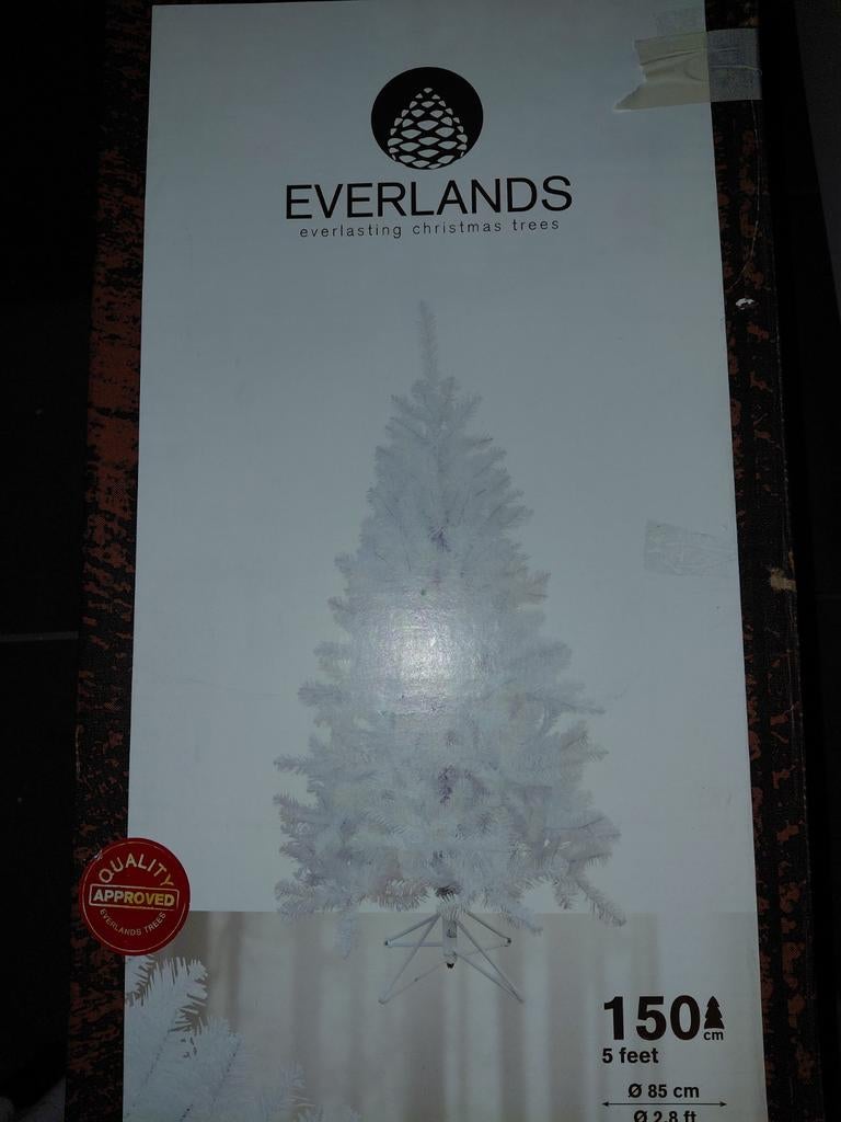 Kerstboom wit, Ophalen of Verzenden