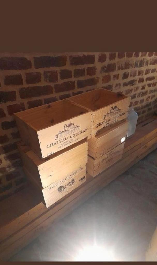 Caisse de vins en bois, Bricolage & Construction, Enlèvement