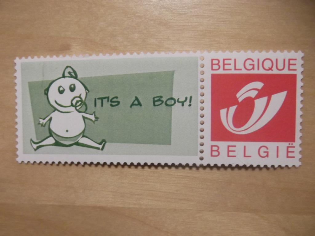 It’s a boy!, Enlèvement ou Envoi, Non oblitéré, Timbre-poste