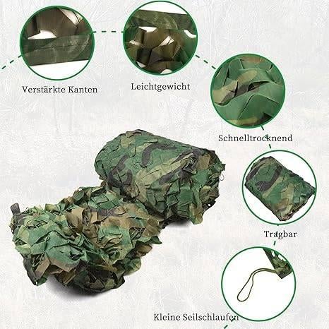 Camouflagenet | 3x3m | jacht | survival | GRATIS LEVERING, Neuf, -, -, MIKKUPPA