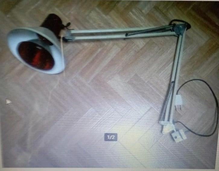 Lampe à infrarouges à fixation murale., Enlèvement ou Envoi, Utilisé, Métal