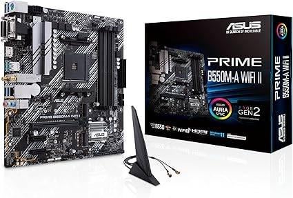ASUS PRIME B550M A WI-FI II | GRATIS LEVERING, Computers en Software, Moederborden, -, Verzenden, Nieuw, ASUS