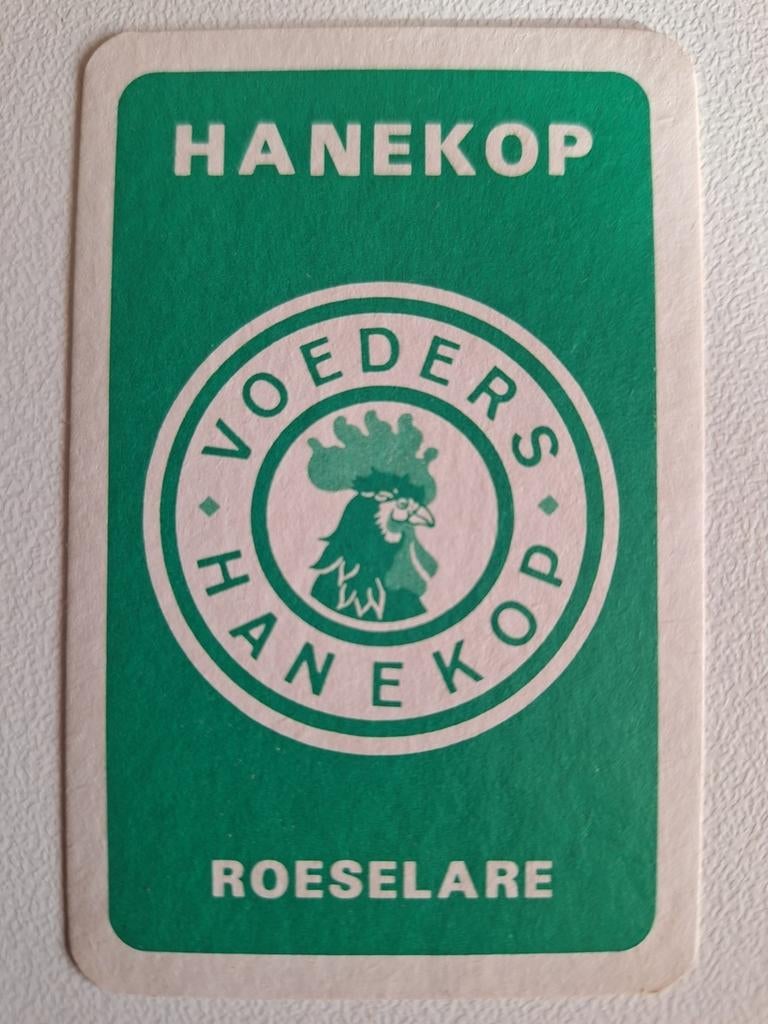 Oude speelkaart voeders Hanekop Roeselare, Verzamelen, Ophalen of Verzenden, Zo goed als nieuw