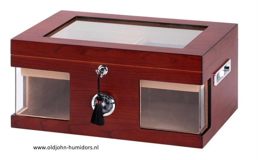 AKTIEPRIJS/SALE HUMIDOR "WOOD WONDERFUL" 125 SIGAREN  h01, Verzenden, Nieuw, Tabaksdoos of Verpakking