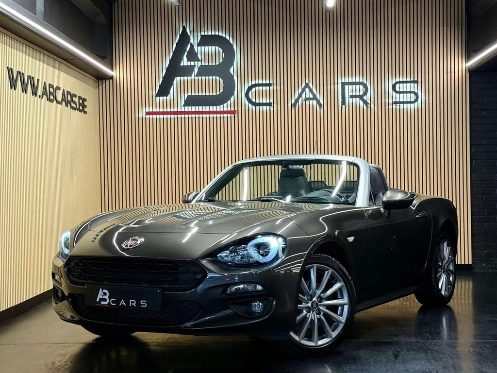 Fiat 124 Spider 1.4 MultiAir Lusso * GARANTIE 12 MOIS *, Autos, Fiat, Cuir, Argent ou Gris, Euro 6, Boîte manuelle