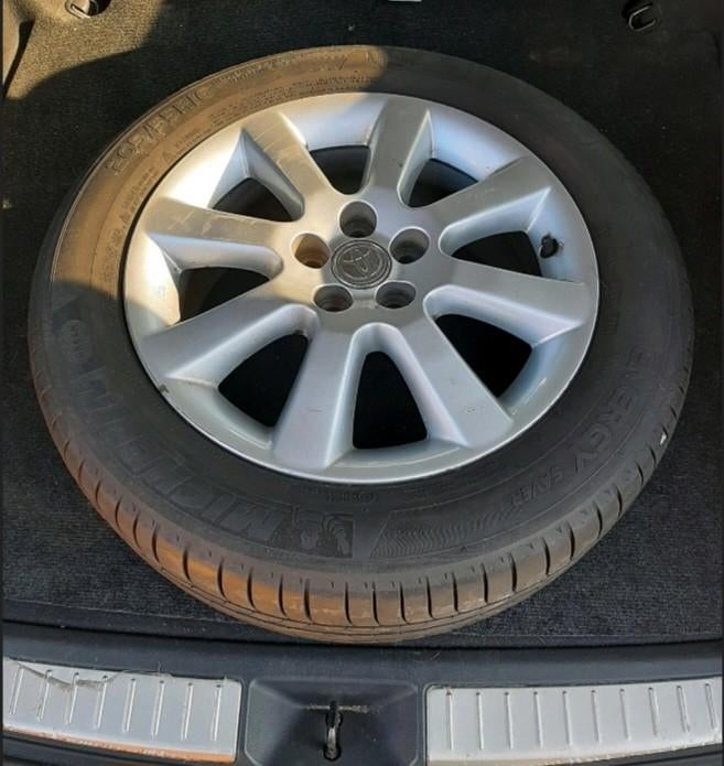 1 jante alliage 16 pouces Toyota Avensis T25 (5x100), Autos : Pièces & Accessoires, Enlèvement, Utilisé, Toyota