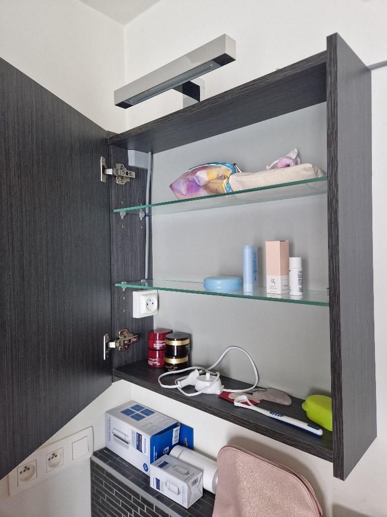 Badkamer spiegelkast, Ophalen, Zo goed als nieuw, Spiegelkast