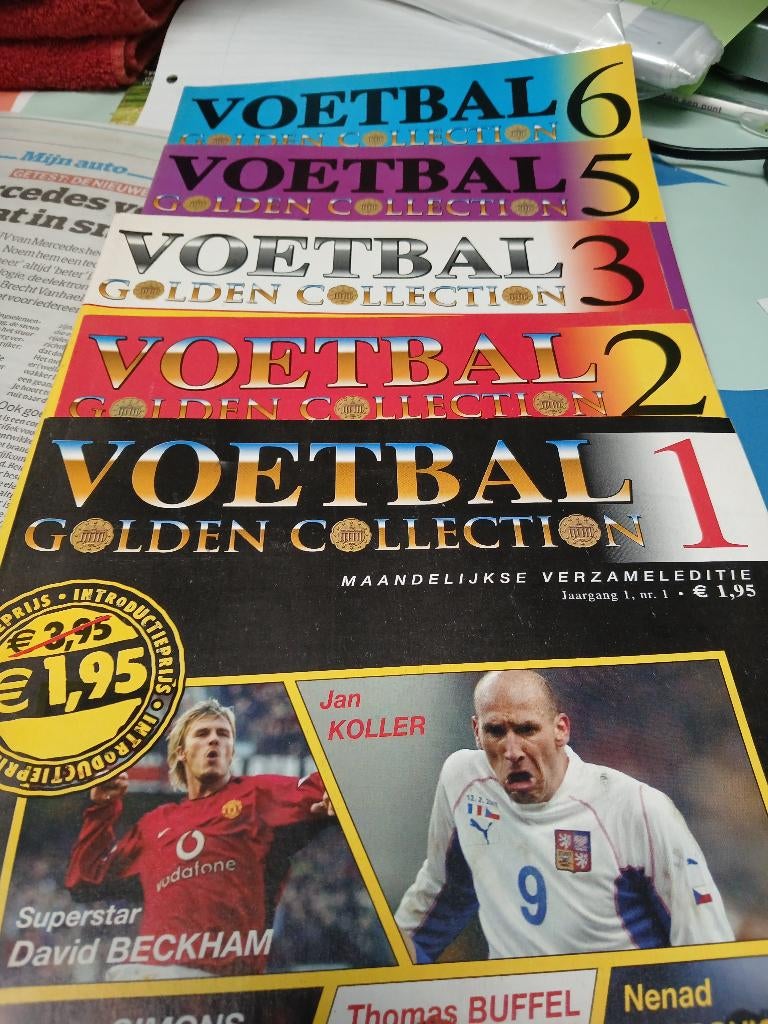 Voetbal golden collection magazines, Verzamelen, Ophalen, Gebruikt, Boek of Tijdschrift