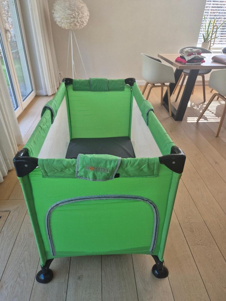 Opvouwbaar peuterbedje, Ophalen, Gebruikt, Minder dan 140 cm, Matras