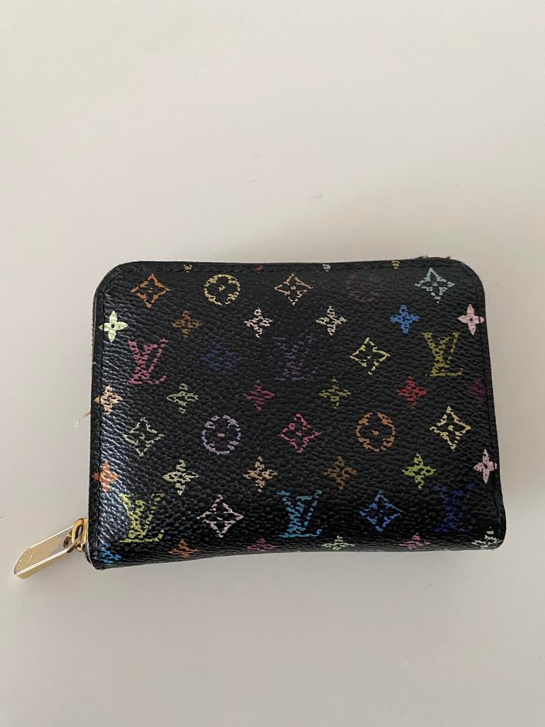 Louis Vuitton zippy coin purse Murakami Multicolor black, Ophalen of Verzenden, Gebruikt