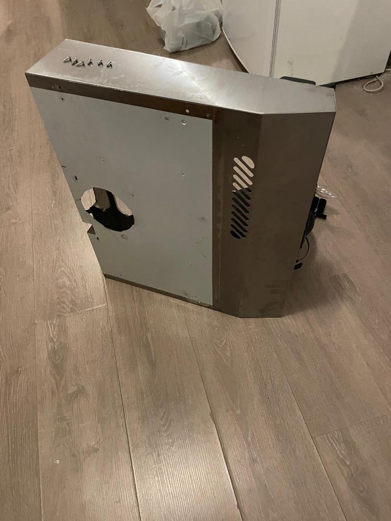 Hotte Candy CFT62/2X, Electroménager, Hotte murale, Enlèvement, Utilisé, Autoportant