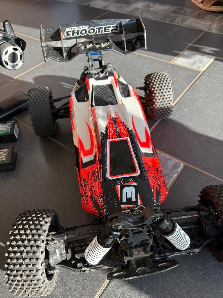 RC Buggy T2M Pirate Shooter 1/10,4x4, borstelloos, RTR-auto, Hobby en Vrije tijd, Elektro, Gebruikt, Auto offroad, Ophalen of Verzenden