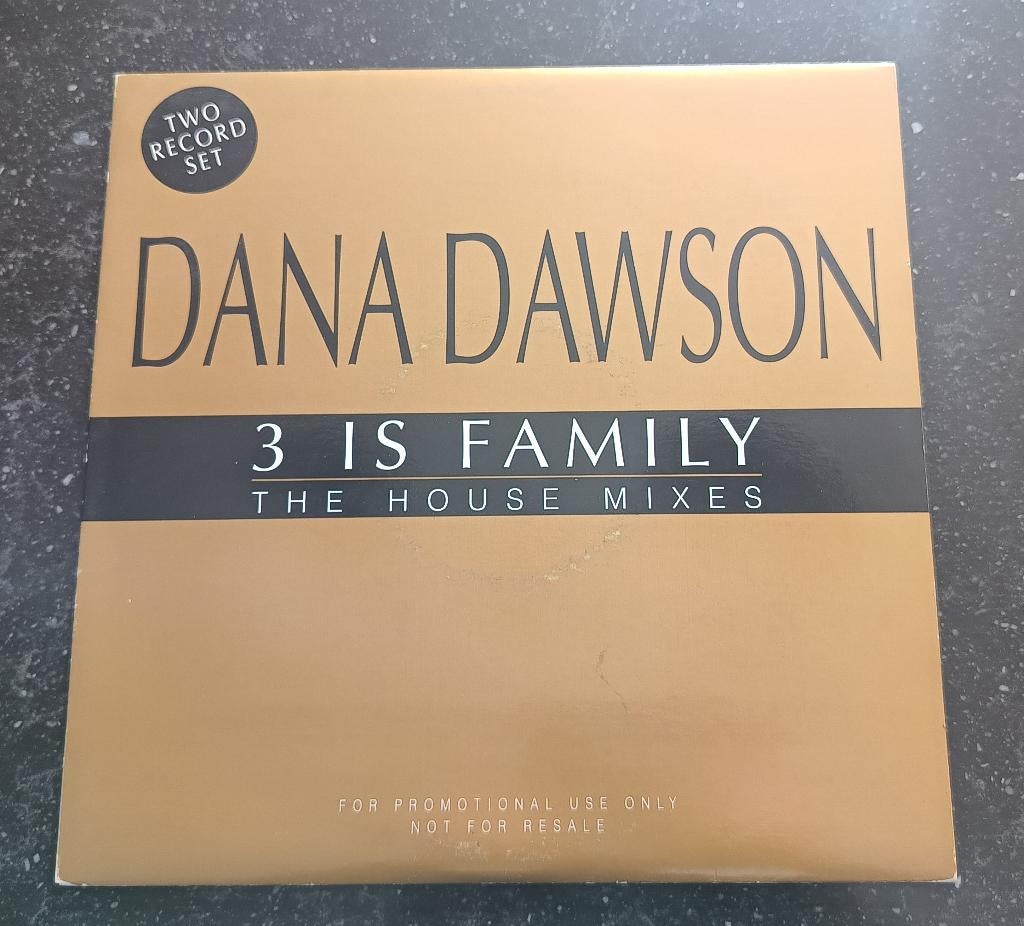 Dana Dawson - 3 is family (The house mixes), Cd's en Dvd's, Vinyl | Dance en House, Ophalen of Verzenden, Gebruikt, 12 inch, Techno of Trance