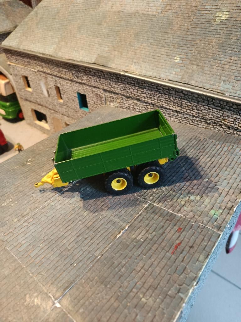 Siku 2-assige kipper groen en geel, Ophalen of Verzenden, Gebruikt, Tractor of Landbouw, SIKU