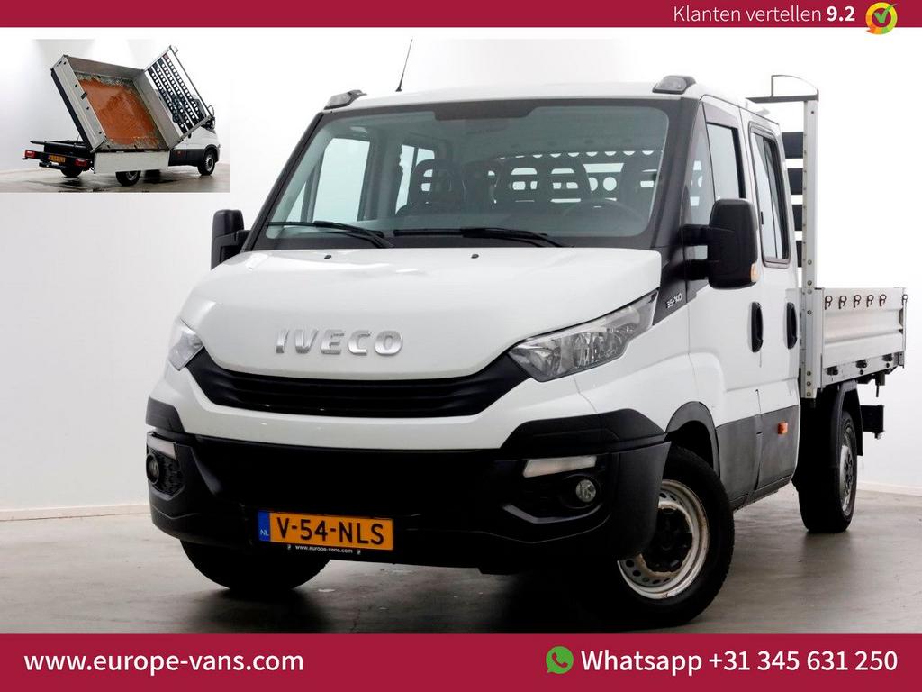 Iveco Daily 35S14 316pk E6 L2H1 D.C. 3-Zijdige Kipper Airco/, Iveco, Wit, Bedrijf, 192 g/km