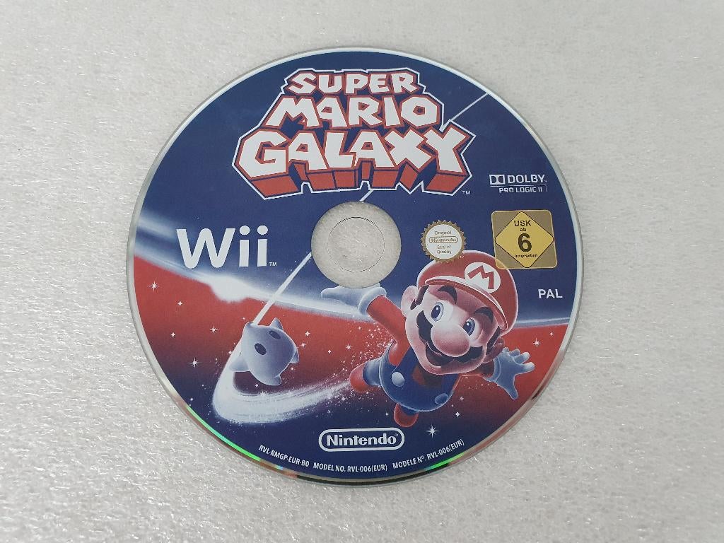 Nintendo Wii: Super Mario Galaxy (disc only), Ophalen of Verzenden, Gebruikt