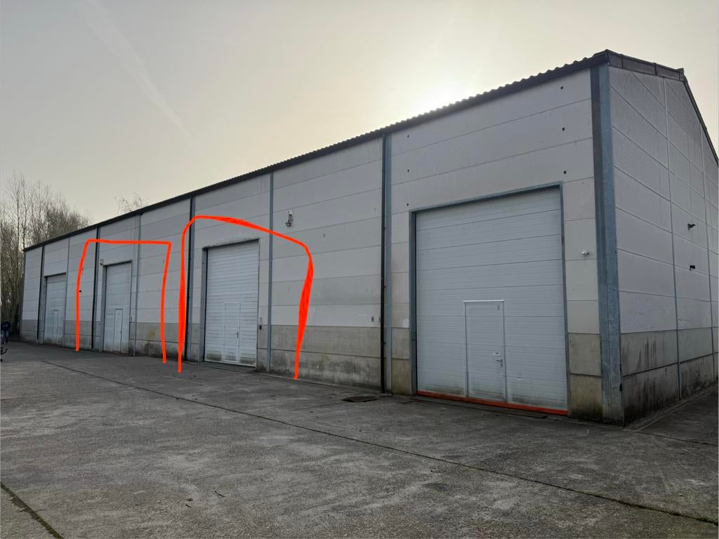 TE HUUR 2x loods Hombeek , Mechelen, Articles professionnels, Immobilier d'entreprise, Stock ou Remise, Location