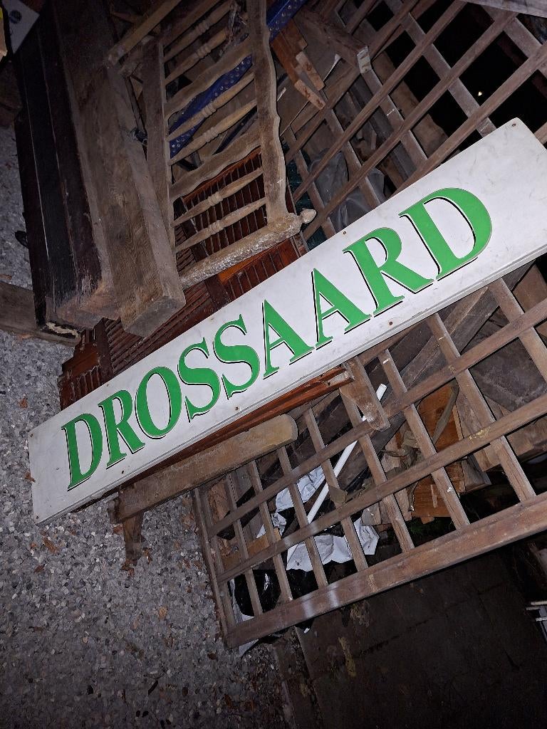 DROSSAARD reclame bord bier, Ophalen, Gebruikt, Reclamebord, Plaat of Schild, Overige merken