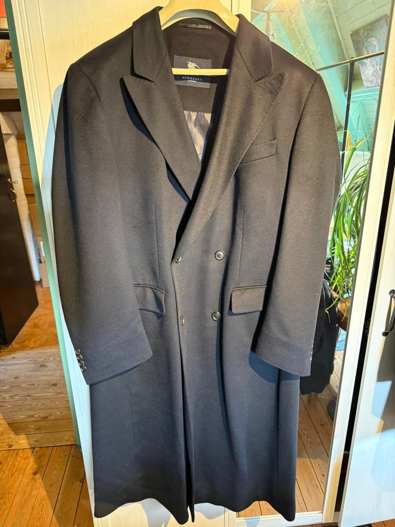 Burberry London kasjmier jas – maat 54 – Made in Italy, Kleding | Heren, Ophalen of Verzenden, Gedragen, Maat 52/54 (L)