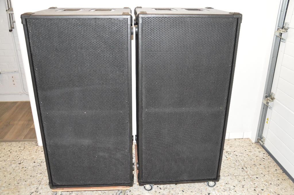 2 BASS KASTEN VAN HET MERK FAME 2 X 1000 WATT STUK, Gebruikt, Overige typen, 120 watt of meer, Ophalen