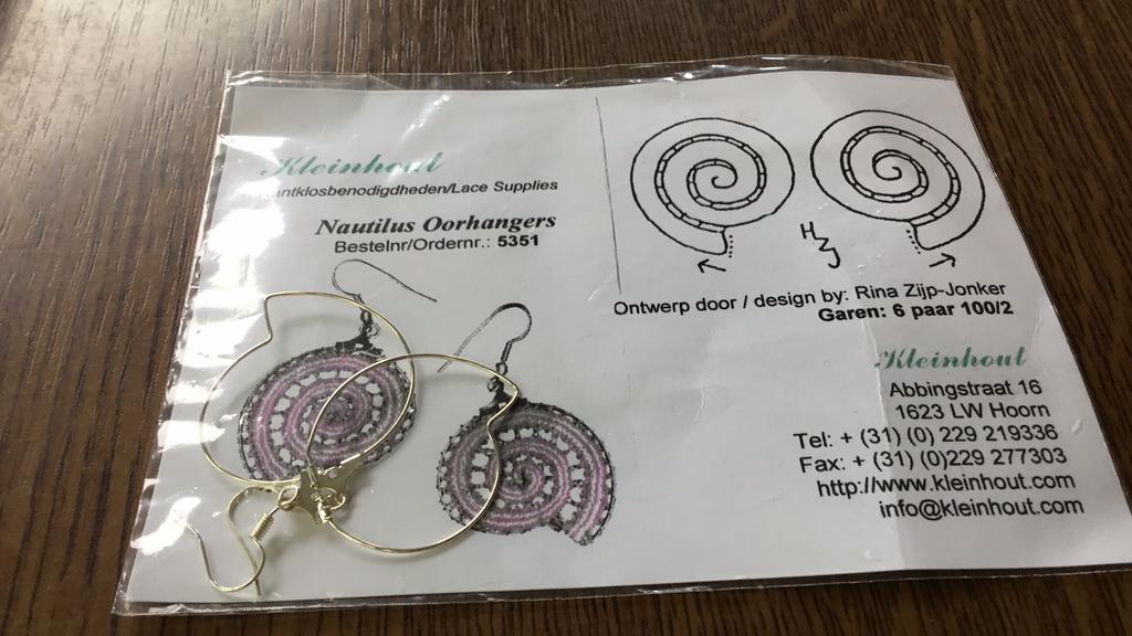 Kantklos oorhangers, Hobby & Loisirs créatifs, Dentelle, Enlèvement, Neuf