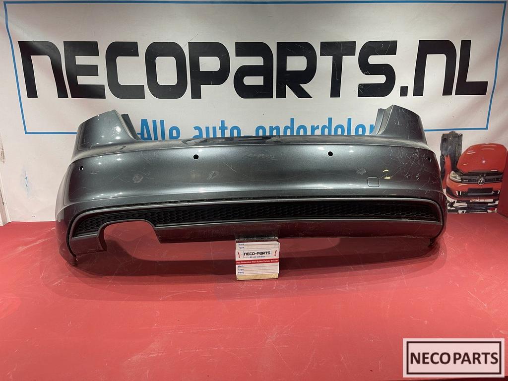 BUMPER AUDI A3 8V 8V3 S LINE SPORTBACK ACHTERBUMPER, Arrière, -, Haillon arrière, Audi