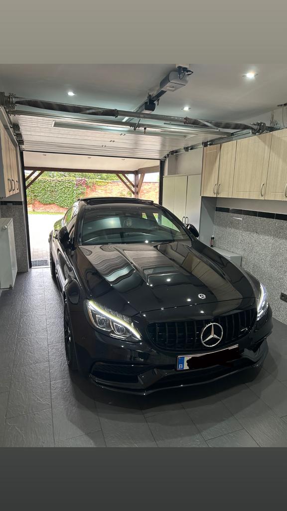 Mercedes C63 amg coupe, Auto's, Mercedes-Benz, Automaat, 4 zetels, Achterwielaandrijving, Zwart