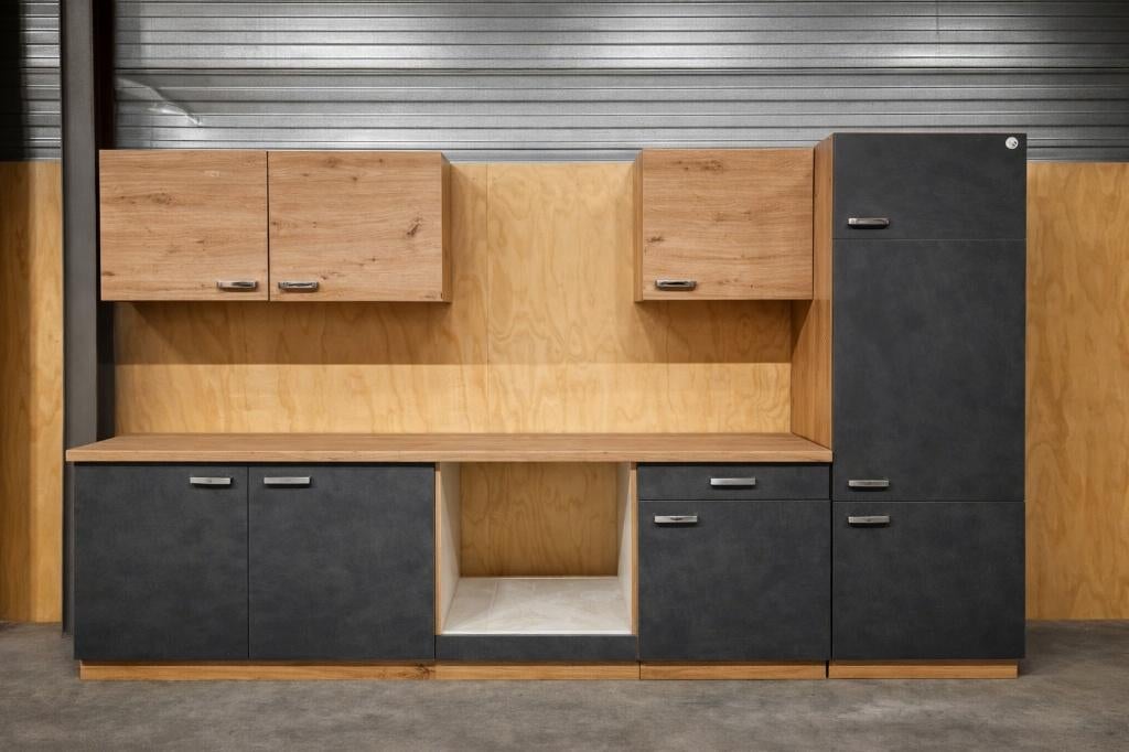 keukenblok nieuw met veel opties nieuw 270 cm, Overige materialen, Verzenden, Nieuw, Enkelwandige keuken