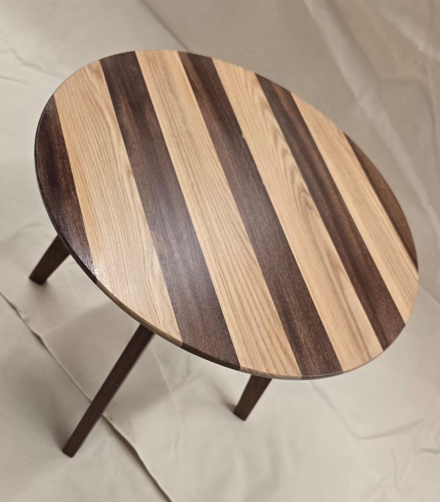 Massief houten bijzettafel Demonteerbaar Handgemaakt, Enlèvement, Neuf, Bois