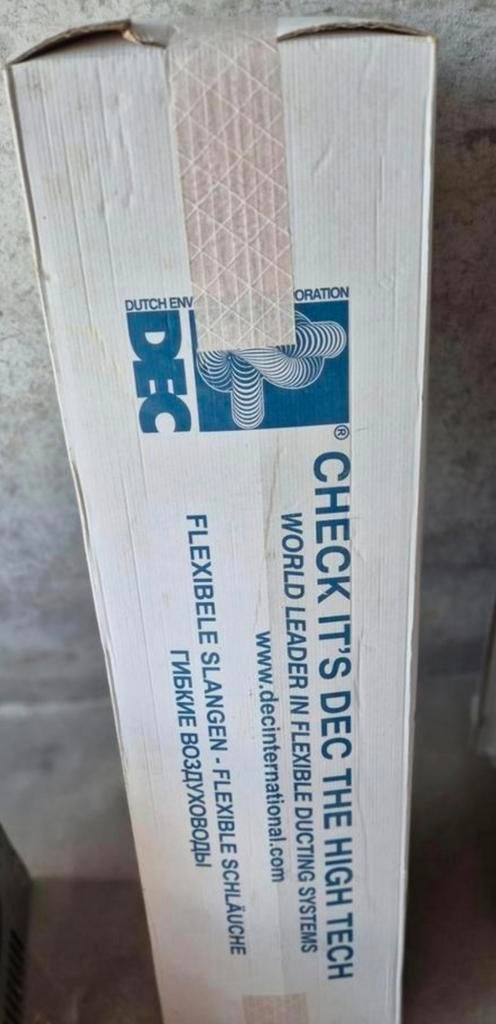 Tuyau de ventilation flexible isoler pour vmc NEUF., Enlèvement