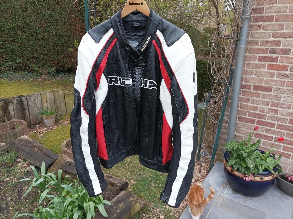 Veste cuir richa, Seconde main, RICHA, Manteau | cuir, Enlèvement