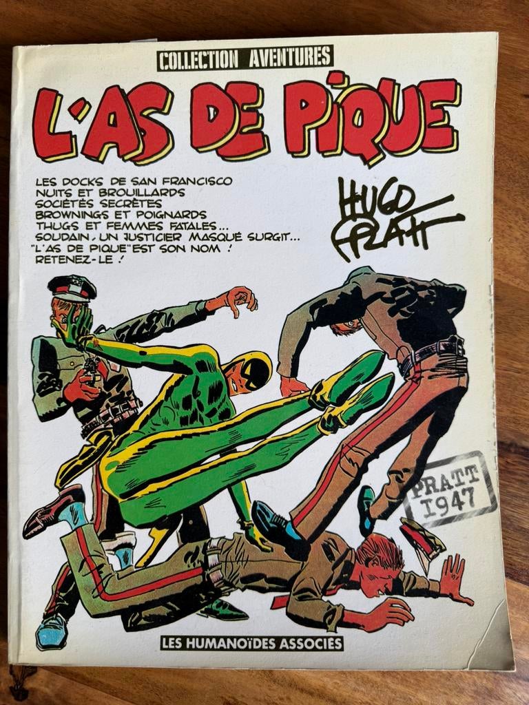 L’as de pique / Hugo Pratt, Envoi, Comme neuf